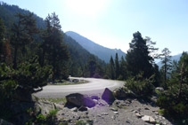 Carretera que uneix el llac d´Orédon i el llac d´Aubert.