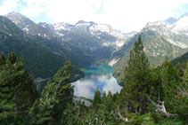 Llac d´Orédon, pics d´Estaragne (3.009m), presa de Cap de Long,...