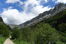 Camí de la vall d´Ordesa.