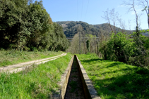 Canal de Sant Jordi i muntanya del Congost.
