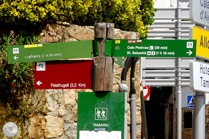 De Llafranc a Tamariu per camins tradicionals i de ronda 1 