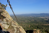 Vistes aèries des dels Carcaixells.