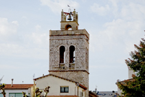 Campanar de l´església d´Organyà.