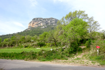 Santa Fe, just després de travessar la carretera de Montanissell.