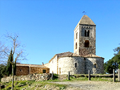 Església i dòlmens de Fitor des de Fonteta