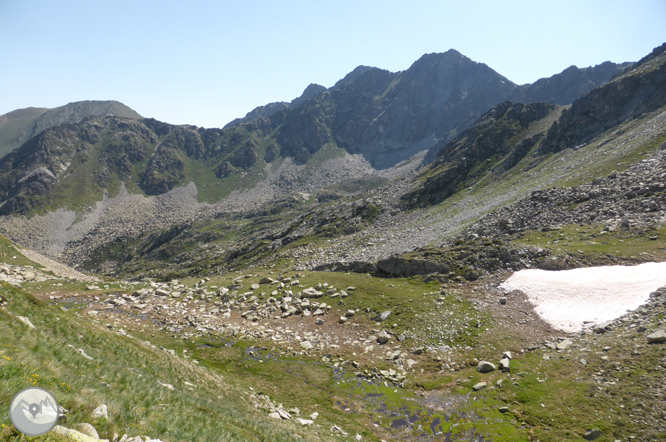 Estany de les Abelletes i pics d