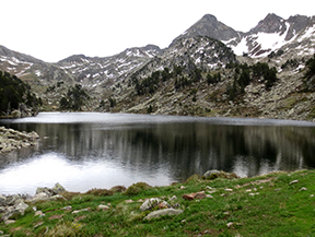 Estany de Baciver des del pla de Beret