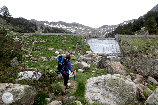 Estany de Baciver des del pla de Beret 1 