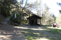 Zona de berenada de la Font dels Corralets.