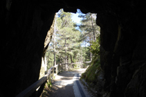 Túnel del Circuit de les Fonts.