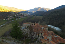 Vistes de la vall i de Llanars des del punt més elevat de la Roca.