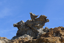 Roca de s´Àliga al Paratge de Tudela.