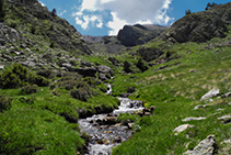 El torrent del refugi de Claror.