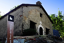 Església de Sant Pere del Serrat.