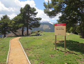 Itinerari adaptat fins al mirador del Cap del Ras