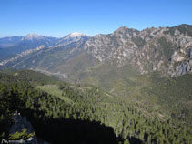 Vistes panoràmiques des del mirador.