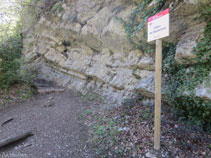 Reprenem el camí cap a la Dou. El camí està senyalitzat.