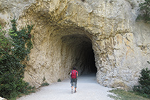 Entrada del segon túnel.