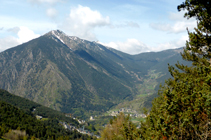 Pic de Carroi, Obac de Sispony i collada de Muntaner.