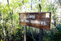 Trencall del camí de les Molleres.