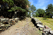 Murs de llicorella.