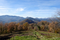 Serres de Santa Magdalena i de Puig d´Estela.