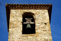 Detall del campanar de Sant Andreu.