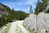 Roques polides pel glaç a la vall de la Llosa.