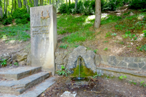 Font de la collada de Falgars.