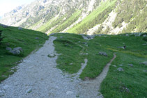 Coll i trencall que hi ha abans d´arribar al llac de Gaube.