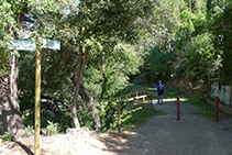 Agafem un caminet que surt des de la carretera cap a l´esquerra.