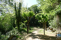 Àrea de descans de la Font del Caner.