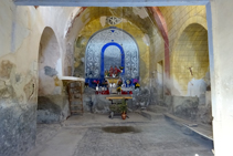 Interior de l´ermita de Sant Gervàs.