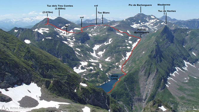 Mont Valier (2.838m) i pic de la Pala Clavera (2.721m) 2 