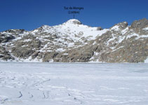 Estany i Tuc de Monges (2.707m).