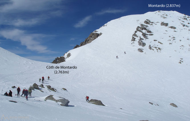 Montardo (2.833m) i Montardo Petit (2.781m) per Cavallers 2 