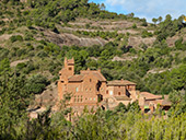 El Montcau (1.056 m) des del Marquet de les Roques 