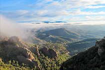 Vistes cap al Montseny.