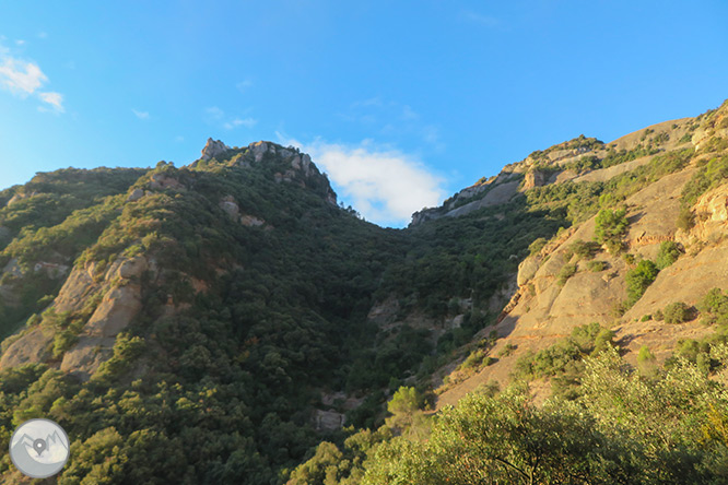 El Montcau (1.056 m) des del Marquet de les Roques  1 