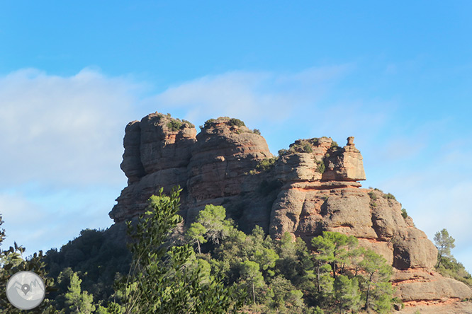 El Montcau (1.056 m) des del Marquet de les Roques  1 