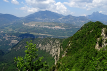 Espectaculars vistes des de la serra del Mill.