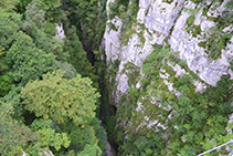 Gorja d´Olhadubi vista des del pont d´Holzarté.