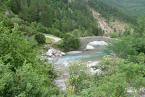 Pont de Bujaruelo sobre el riu Ara.