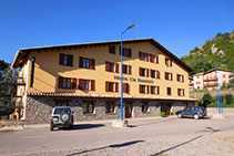 L´Hostal Cal Franciscó, punt d´inici de la ruta.