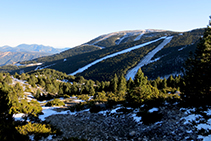 Pistes d´esquí de l´estació de Port del Comte.