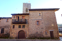 Carrers de la vila de Santa Pau.