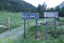 Punt d´inici de la ruta.