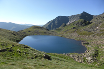 Mirant enrere cap a l´estany segon de Ransol.