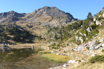 Estany de Coma Estremera i pic de Montmalús.