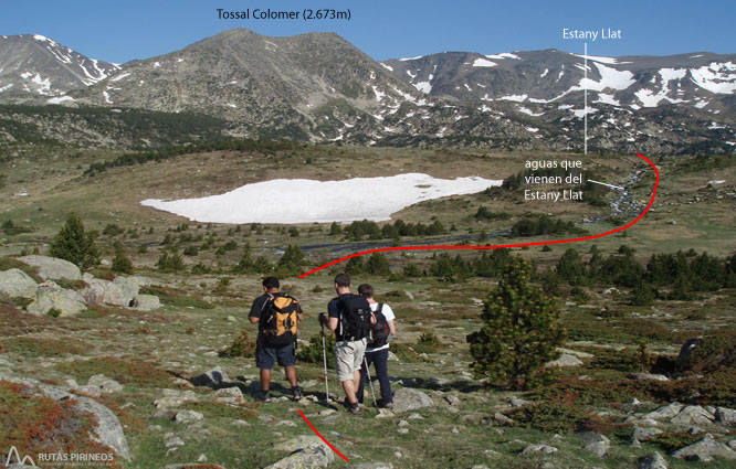 Carlit (2.921m) des del llac de les Bulloses 1 